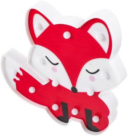 Gadpiparty 5 Stück Kleine Fuchs Modellierlampe Leuchtendes Kinder Nachtlicht Rotes Pvc