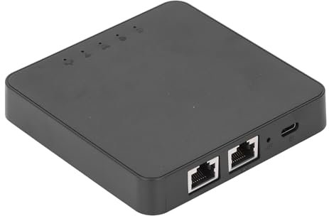 Hotspot Mobile WiFi 4G LTE, Routeur Modem WiFi Européen 150 Mbps 2 Ports LAN RJ45, Désactivation RJ11, Routeur 2,4 GHz pour Toutes Les Cartes Nano SIM Européennes, Configuration