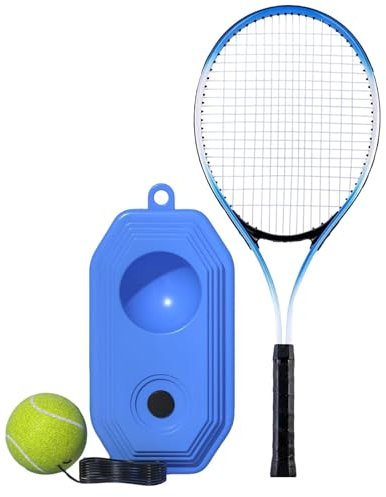 Tragbarer Tennis-Rebounder, Tennisball-Trainingshilfe, verstellbarer Tennis-Fähigkeitsverstärker, Tennis-Trainingsausrüstung, 52 x 22 cm/20,47 x 8,66 Zoll für Anfänger, Kinder und Erwachsene
