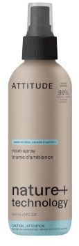 ATTITUDE Scented Room and Air Freshner Spray, Made in Canada, for Home and Bathroom, Natural Origin Ingredients, Vegan, Floral and Sweet Scent, Santorini Bliss, 240 mL