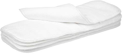 TIKATARER Stoffwindeleinlagen, Mikrofaser-Babyeinlagen, Stoffwindeleinlagen, Waschbare 3L Saugfähige Einlagen, Windeleinlagen für Baby-Stoffwindeln (Fünf Tabletten pro Packung 35 * 13,5 cm)
