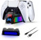Chargeur Manette pour PS5,Station de Chargeur Tactile,avec Lumière LED,Chronométrée, Station de Charge de Jeu pour Playstation5 Multifonctionnelle à éclairage Librement Contrôlable