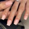 SXVME Light Pink False Nails Short Medium Square, Gel Press on Nails Coffin Medium Glossy Fake Nails Set Solid Color Acrylic Nail Natural Fit Reusable Stick on Nail for Women Daily Wear, in 24 Pcs