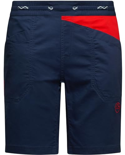 LA SPORTIVA Herren Bolt Shorts, Night Sky-Mountain red, L