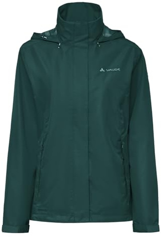 VAUDE Regenjacke Damen leicht - Women's Escape Light Jacket, wasserdichte Outdoor-Jacke, atmungsaktiver Windbreaker mit Kapuze, Klimaschonende Wanderjacke