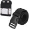 lasuroa Black Tape Measure Holder, Low-Profile Belt Clip Holster with Belt for Easy Access Measuring Tape Holder for Tool Belts Pants & Pouches