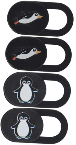 HEATSHAKING 4pcs Privacy Protection Webcam Slider Cover for Laptop Phone Tablet Ultra-thin Decorative Notebook Camera Cover Easy Stick Privacy Shield