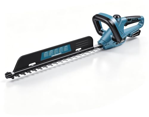 Akku-Heckenschere für Makita 18V Akku, 52 cm Schnittlänge | 20 mm Zahnabstand, bürstenlosem Motor, Leichte Heckenschere (drehbarer Handgriff, inkl. Schnittgutsammler, ohne Akku)