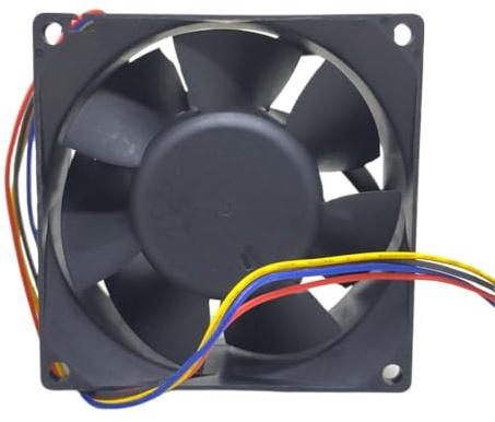 ZFFYGFE 8038 12V 4-Wire PWM Cooling Fan DA08038B12H 80mm x 38mm 4500RPM for CPU, GPU, Server, Data Base Easy to replace