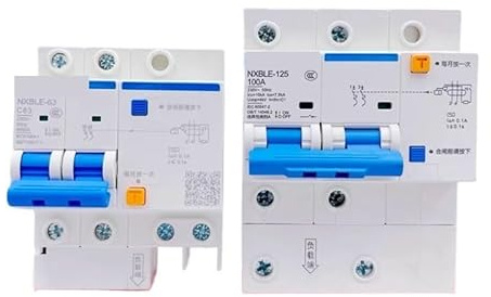 Interruttore magnetotermico differenziale RCBO NXBLE 100MA 0.1A NXBLE-63 NXBLE-125 32A 63A 125A(100A)