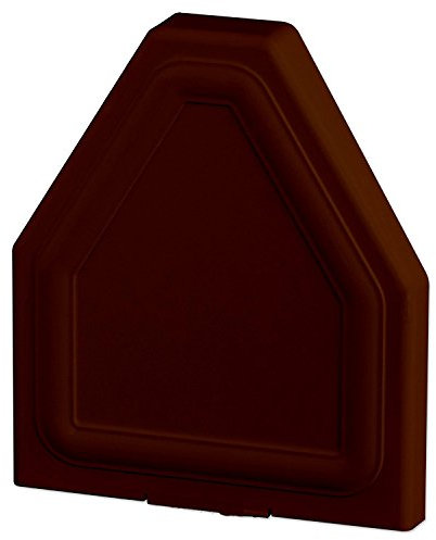 Chocolate Brown Eurocell CRS-8201 Glazing Bar End Cap Conservatory Roof Spar Rafter End Trim