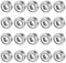 sourcing map 20 Stück MR105ZZ 5mmx10mmx4mm Doppelt Geschirmt Miniatur Tief Rillenkugellager Kugellager Rollenlager Skateboard Bearings Skateboard Kugellager Mini Kugellager Bearings