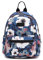 Eleoption Schulrucksack Canvas Schultaschen Kinderrucksäcke Vintage Floral Daypack Rucksack für Mädchen Damen Kinder Student (Stil F42, Größe M (28 * 24 * 13cm))