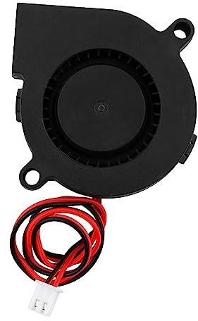 3D Printer Cooling Fan, Richer-R DC 12/24V 50 * 15mm Blow Radial Cooling Fan Turbofan Cooler Kit Accessories High rotation Speed with Low Noise for 3D Printer (12V)