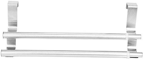 Portasciugamani telescopico Porta asciugamani a doppio strato per organizzatore appendiabiti per bagno