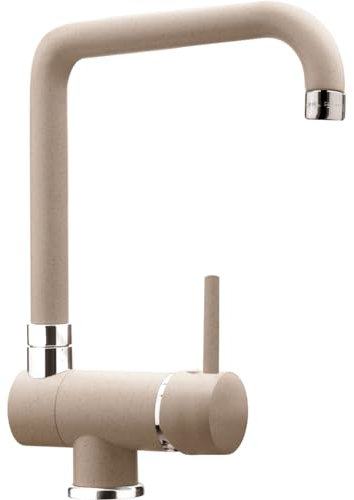 SCHOCK | Miscelatore Aquawindow Monocomando Sottofinestra, Canna Abbattibile Unidirezionalmente, Avena, h320,5
