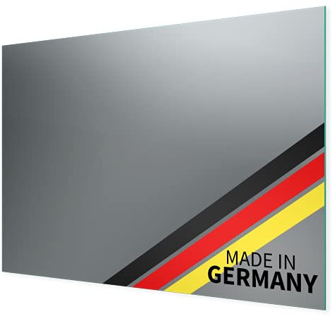 Spiegel ID Cristal: KRISTALLSPIEGEL zum kleben 40x40 cm (Breite x Höhe) - nach Wunsch anpassen - Made in Germany - Spiegel selbstklebend Rahmenlos