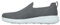 Skechers Go Max-Athletic Air Mesh, Zapatilla deportiva para Caminar de Malla Transpirable y sin Cordones para Hombre, Tejido Carbón, 47 EU X-Ancho