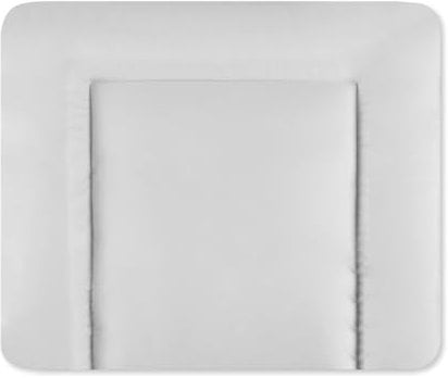 Julius Zöllner Wickelauflage Softy 75x75 cm - Wickelunterlage - wasserdicht und abwischbar - Made in Germany – Oeko-Tex Standard 100 – uni hellgrau