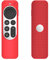FTRONGRT La Custodia Protettiva è Adatta per Il Telecomando Apple TV 4K 2021, Ultrasottile e Leggero, Anticollisione, per Telecomando Apple TV 4K 2021 Silicone Flessibile Cover.Rosso