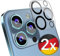 UTECTION 2X Kamera Schutzglas für iPhone 13 Pro & iPhone 13 Pro MAX - Perfekte Anbringung - Volle Abdeckung - Kamera Glas Full Cover Anti Kratzer - Flexible Glasfolie - Schutzfolie Panzerfolie