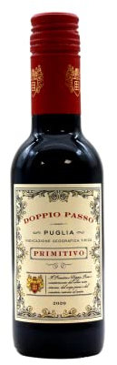 Doppio Passo Puglia Primitivo Rotwein trocken, 12er Pack (12 x 0.25 l)