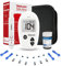 Blutzuckermessgerät Set mit Teststreifen 25 und 25 Lanzetten, Blutzuckermessgerät Spart-Set, Zuckermessgerät, sinocare Safe-Accu Glucose Monitor Glucometer, Schmerzfrei für Blutzuckerkontrolle, mg/dL