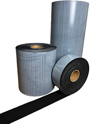 Moosgummi Matte selbstklebend 3mm - 5mm Stärke EPDM Zellkautschuk Matte Dichtungsmatte einseitige Klebeschicht Dämmplatte Moosgummirolle (Stärke: 3mm, LxB: 1m x 30cm (300mm))