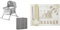 Kinderkraft Cuna Bebé Lovi, Moisés, Bolsa de Transporte, Juegos, Viaje, Gris & INTERBABY - Juego de sábanas para minicuna Love, Beige