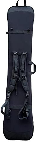 Harilla Protection Premium Sleeve Backpack Soft Zip Cover 153cm Carrying Snowboard Travel Bag for 153-163cm Snowboard Outdoor Sport Trip Longboard