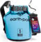 Earth Pak Sac étanche avec Poche - pour Kayak, Bateau Excursion, Canoë, Pêche, Rafting, Natation, et Snowboard (Bleu Clair, 5L)
