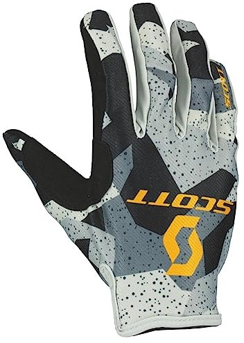 Scott 350 Fury Evo MX Motocross/DH Fahrrad Handschuhe grau/schwarz 2023: Größe: L (10)