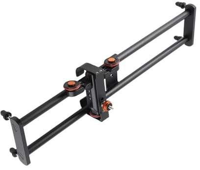 YELANGU Chariot Coulissant électrique motorisé avec Longueur de Piste Réglable, Assemblage Facile, Charge Maximale de 3 Kg, Télécommande sans Fil pour Appareils Photo et Téléphones