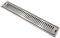 Duschrinne Edelstahl Ablaufrinne, Bodenablauf Dusche Duschablauf Sehr Flach Duschabfluss Duschablaufrinne Duschrinne für Küche, Bad, Dusche, Garage und Keller(Size:20cm,Color:Mittlere Entwässerung)