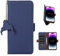 COQUE Étui ASUS Zenfone 10, étui de téléphone antivol RFID à Aspiration latérale avec Fente pour Carte Antichoc, pour Retourner l’étui de Protection Folio ASUS Zenfone 10-Bleu