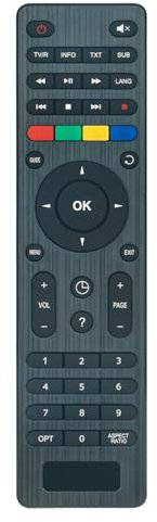 VINABTY Neu Fernbedienung Ersatz für L-Box LBox IP Client Teleprom TV Snake TV Nika TV Remote Controller