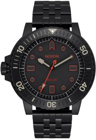 Nixon Unisex Analog Quarz Uhr mit Edelstahl Armband A1402-1256-00
