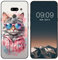 WUACYEAMING für LG G8/G8 ThinQ Hülle,Mode Schutzhülle Schwarz Handyhülle mit Aesthetic Muster Weich Silikon Dünn TPU Stoßfeste Kratzfest Schutzhülle Cover-Katze