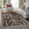 artyrugs Machine Washable Rug, 200x290cm, 75% Recycled Cotton, Short Pile, Non-Slip Backing, Non-Shedding, Area Rugs for Living Room, Bedroom, Kitchen, Hallway, Office, Charcoal Black