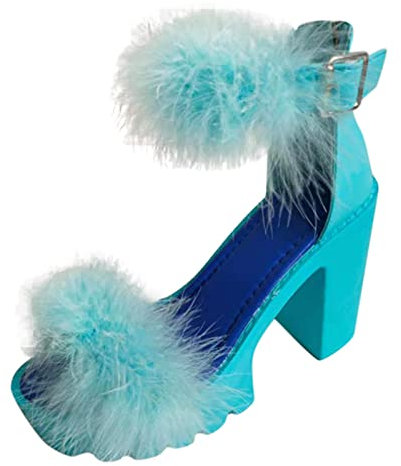 Sandali Donna con Tacco e Plateau Scarpe Tacco Donna Fucsia Slingback Tacco Largo Scarpe Anni 50 Sandali Donna estive con Tacco Sandali con Zeppa Back 70 Scarpe Donna