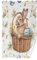 CHIFIGNO Dekoratives Handtuch, 40,6 x 71,1 cm, Osterhasen und Eier, Badetücher, Baumwolle, Küchenhandtücher, Waschlappen