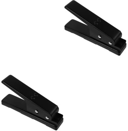 TOYANDONA 2 Sätze Schere Gitarren Set Locher Plektrum Schwarzes Eisen