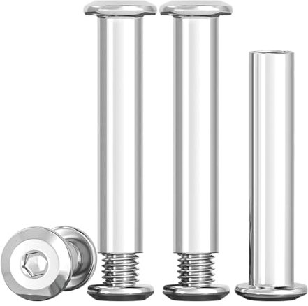 Drenky Vis De Connexion M6x35mm Vis De Meubles En Acier Inoxydable A2 V2A Connecteurs De Meubles M6 Lot De 10 Vis De Raccordement (10 Vis Pour Meubles, 10 écrou à Douille)