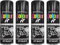 MIXEL Black Gloss Spray Paint Can, Quick Drying, Aerosol Paint, Sleek And Glossy, Interior And Exterior, Durable and Weather-Resistant, 250ml, (Pack of 4)