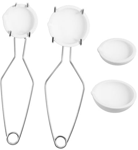 TEHAUX Schmelztiegel Für Silberschmuck Tiegelset Werkzeuge Zur Metallveredelung Metallgusszubehör