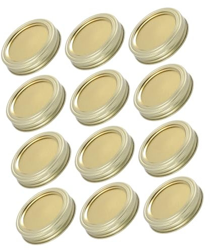 TOPPERFUN 1satz Einmachglas Deckel Auslaufsichere Wiederverwendbare Jar Caps Für Öffnungen Einkochen Und Lagern Von Lebensmitteln