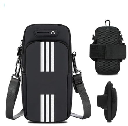 Universal Wasserdichte PU Armband Handyhülle für 7 Zoll Handys Einstellbare Laufen Fitness Wandern Tasche in Schwarz, Grau, Blau, Rosa