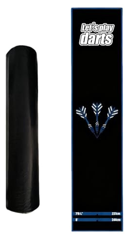 Dart-Matte, Dart-Oche-Matten mit Wurflinie, rutschfeste Gummi-Teppichmatten für Boden und Dartspitzen, Schutz, Dartscheibe oche Matten Dartzubehör