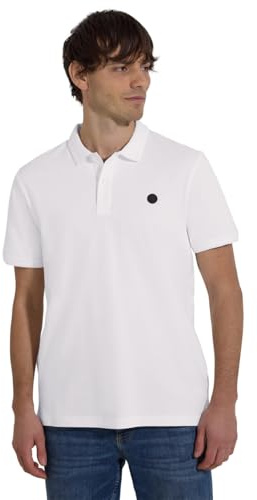 Street One MEN Kurzarm Poloshirt in Stretchqualität Bright White XXL
