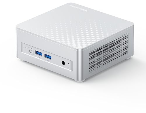 MINIS FORUM M1 Plus Mini PC, Intel Core i5-12600H (12C/16T, 4,5 GHz), 32 GB DDR5, 512 GB SSD, Triple-4K-Display (HDMI/DP/USB 4.0), Dual-2,5-GbE-Anschluss, WiFi 6E, Kompakter Desktop-Computer